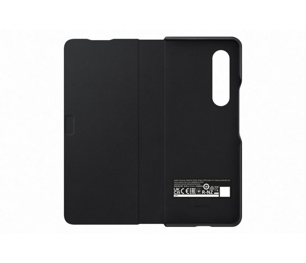 Samsung Leather Flip Cover do Galaxy Fold3 czarny - 670514 - zdjęcie 2